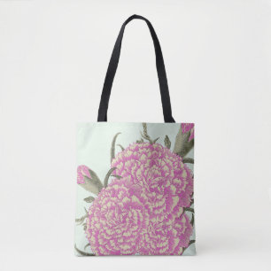 Bolso De Tela Pink Carnations