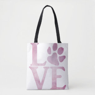 Bolso De Tela Pink clásico de Love Paw