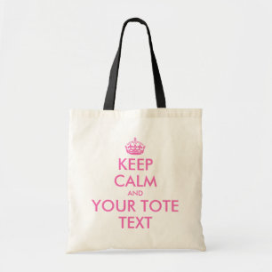 Bolso De Tela Pink conserve la calma reutilizable de la compra d