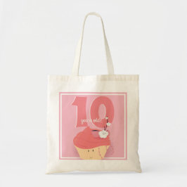 Bolso De Tela Pink Cupcake Birthday | Basic Tote