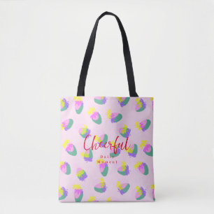 Bolso De Tela Pink de fresa