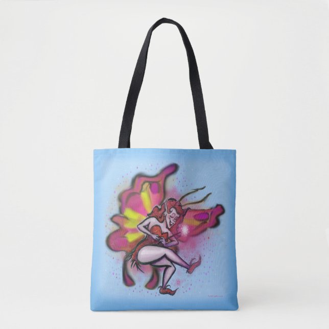 Bolso De Tela Pink Faerie (Anverso)