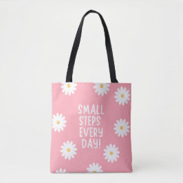 Bolso De Tela Pink Floral Inspiration – Small Steps Every Day
