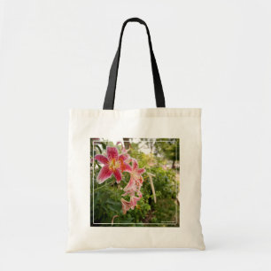 Bolso De Tela Pink Lillies