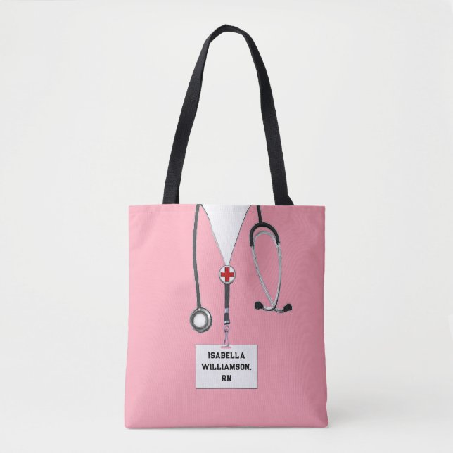 Bolso De Tela Pink Nurse Purse (Anverso)
