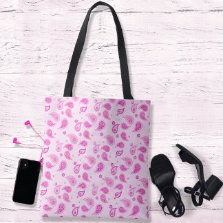 Bolso De Tela Pink Paisley