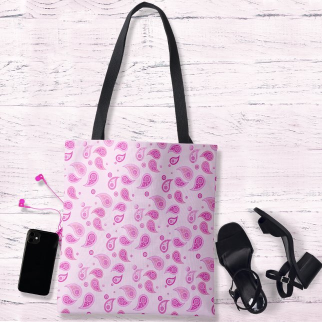 Bolso De Tela Pink Paisley (Subido por el creador)