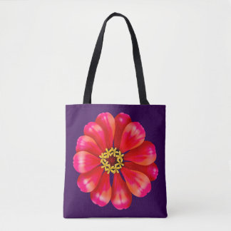 Bolso De Tela Pink Zinnia