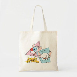 Bolso De Tela Pinky y el cerebro Gráficos de caracteres retro