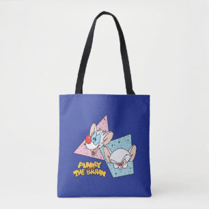 Bolso De Tela Pinky y el cerebro Gráficos de caracteres retro