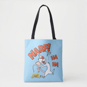 Bolso De Tela Pinky y el cerebro Pinky "Narf"