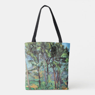 Bolso De Tela Pino con Viaducto de Paul Cezanne, Arte Antiguo