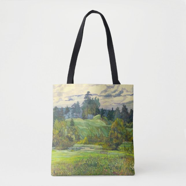 Bolso De Tela Pinos (Anverso)