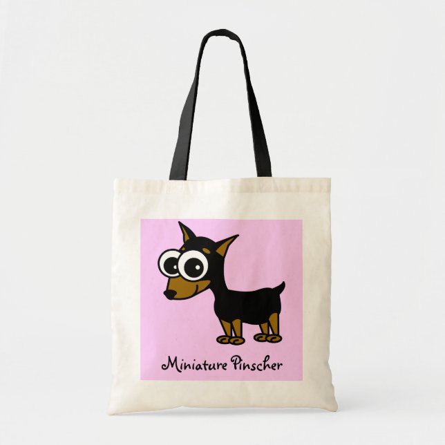 Bolso De Tela Pinscher miniatura (Frente)
