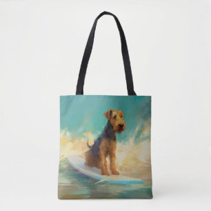 Bolso De Tela Pintado de surf en Airedale Beach