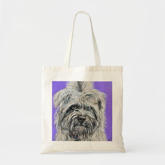Bolso De Tela Pintar el Cairn Terrier (Frente)