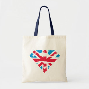 Bolso De Tela Pinte el S-Escudo de Británicos de los movimiento