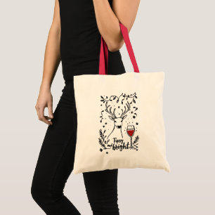 Bolso De Tela Pintor y venado brillante