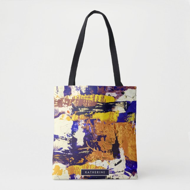 Bolso De Tela Pintura abstracta (Anverso)