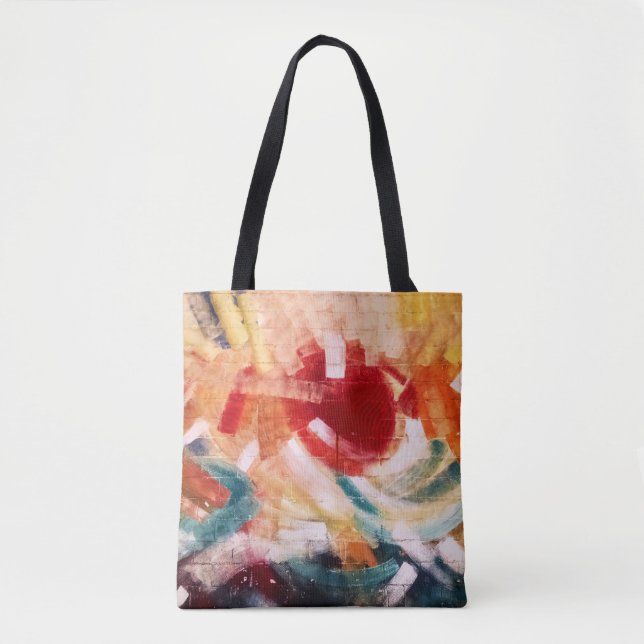 Bolso De Tela Pintura abstracta (Anverso)