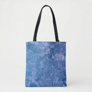Bolso De Tela Pintura abstracta azul