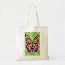 Bolso De Tela Pintura abstracta de mariposa