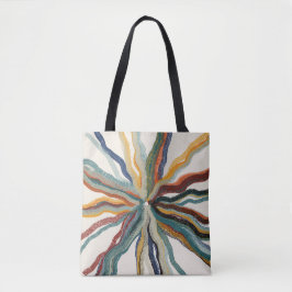 Bolso De Tela Pintura Acrílica 