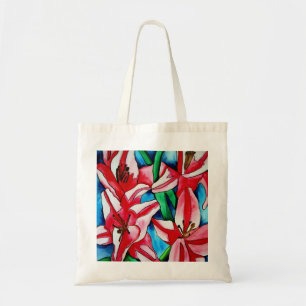Bolso De Tela Pintura acuarela de lirio rosa