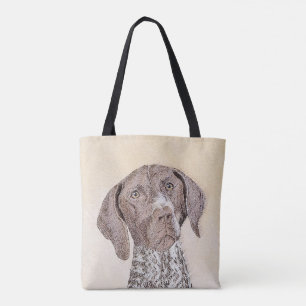 Bolso De Tela Pintura alemana del indicador de pelo corto - arte
