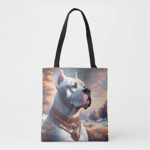Bolso De Tela Pintura argentina retro dogo