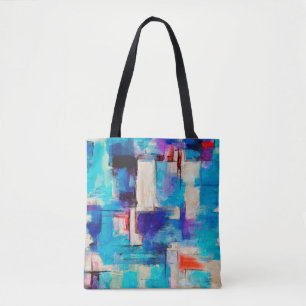 Bolso De Tela Pintura brillante dibujada a mano, fondo de impres