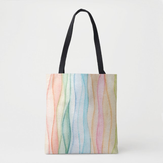 Bolso De Tela Pintura coloreada (Anverso)