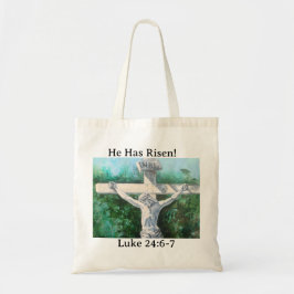 Bolso De Tela Pintura Cruzada en Blanco Moderno con Verdes