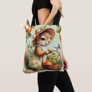 Bolso De Tela Pintura de ardilla virgen