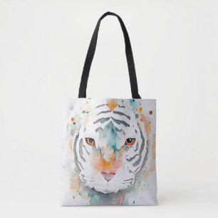 Bolso De Tela Pintura de arte de acuarela sobre la naturaleza de