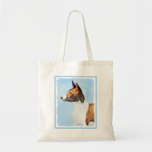 Bolso De Tela Pintura de Basenji - Arte original muy bonito