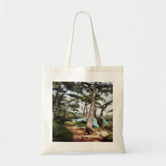 Bolso De Tela Pintura de bosque de pino de Pinus pinea