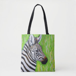 Bolso De Tela Pintura de cebra
