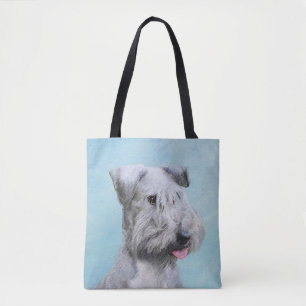 Bolso De Tela Pintura de Cesky Terrier - Arte de Perro Original.
