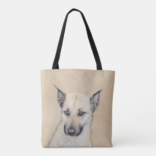 Bolso De Tela Pintura de Chinook (Orejas puntiagudas) - Arte Per