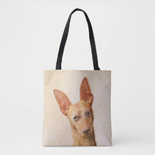 Bolso De Tela Pintura de Cirneco dell'Etna - Arte de perros orig