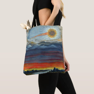 Bolso De Tela pintura de cometa impresa