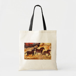 Bolso De Tela Pintura de cuevas de los caballos de Lascaux