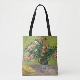 Bolso De Tela Pintura de flores de adelfa de Vincent Van Gogh