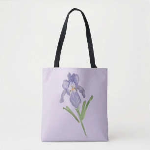 Bolso De Tela Pintura de flores de Iris