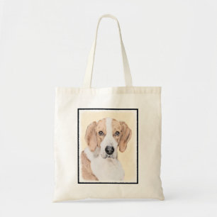Bolso De Tela Pintura de Foxhound estadounidense - Arte de Perro