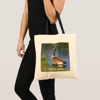 Bolso De Tela Pintura de ganso de Canadá personalizada
