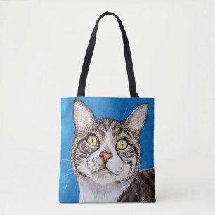 Bolso De Tela Pintura de gatos tabby