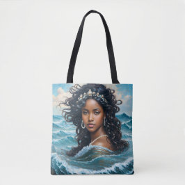 Bolso De Tela Pintura de la diosa africana Orisha Yemaya