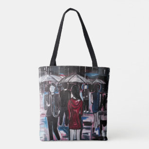 Bolso De Tela Pintura de lluvia retro por cartel de Alfred Fox